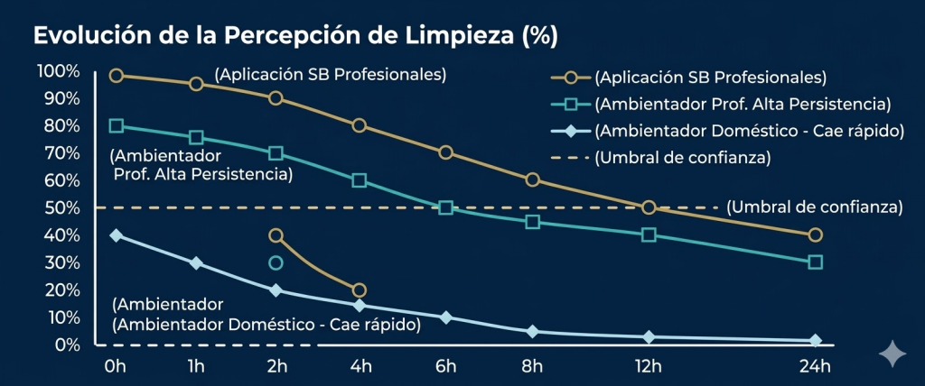 Descubre por qué el uso de ambientador en limpieza profesional es clave. Diferencias entre productos, persistencia del aroma e importancia de la higiene previa. Expertos en Málaga.